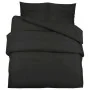 Juego de funda nórdica algodón negro 155x220 cm by vidaXL, Duvet covers - Ref: Foro24-136119, Price: 29,96 €, Discount: %