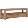 Solid teak TV cabinet 120x30x40 cm by vidaXL, TV Furniture - Ref: Foro24-286277, Price: 229,89 €, Discount: %
