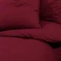 Burgundy cotton duvet cover set 135x200 cm by vidaXL, Duvet covers - Ref: Foro24-136182, Price: 38,79 €, Discount: %