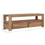 Solid teak TV cabinet 120x30x40 cm by vidaXL, TV Furniture - Ref: Foro24-286277, Price: 229,89 €, Discount: %