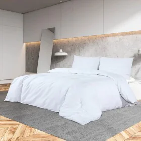 Bettwäsche-Set aus weißer Baumwolle, 135 x 200 cm von vidaXL, Bettbezüge - Ref: Foro24-136166, Preis: 29,63 €, Rabatt: %