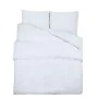 Bettwäsche-Set aus weißer Baumwolle, 155 x 220 cm von vidaXL, Bettbezüge - Ref: Foro24-136167, Preis: 31,99 €, Rabatt: %