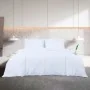 White cotton duvet cover set 155x220 cm by vidaXL, Duvet covers - Ref: Foro24-136167, Price: 31,99 €, Discount: %