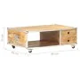 Solid raw mango wood coffee table 89x59x33 cm by vidaXL, Coffee table - Ref: Foro24-323408, Price: 130,51 €, Discount: %