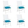 Garden Chair Cushions 4 Pcs Blue Oxford Fabric 40x40x7 cm by vidaXL, Cushions for chairs and sofas - Ref: Foro24-314873, Pric...