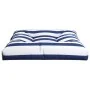 Cojín para palés tela a rayas azul y blanco 80x80x12 cm de vidaXL, Cojines para sillas y sofás - Ref: Foro24-360506, Precio: ...