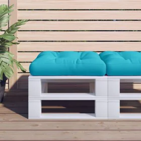 Cushion for pallet sofa turquoise fabric 60x60x12 cm by vidaXL, Cushions for chairs and sofas - Ref: Foro24-360468, Price: 27...