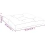 Multicolored fabric cushion for pallets 70x70x12 cm by vidaXL, Cushions for chairs and sofas - Ref: Foro24-360486, Price: 31,...