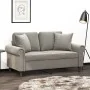Cojines decorativos 2 uds terciopelo gris claro 40x40 cm de vidaXL, Cojines - Ref: Foro24-349485, Precio: 15,19 €, Descuento: %