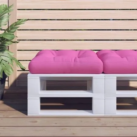Cushion for pallet sofa, pink fabric, 60x60x12 cm by vidaXL, Cushions for chairs and sofas - Ref: Foro24-360467, Price: 25,46...