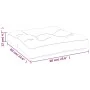 Cushion for pallet sofa, pink fabric, 60x60x12 cm by vidaXL, Cushions for chairs and sofas - Ref: Foro24-360467, Price: 25,46...