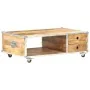 Solid raw mango wood coffee table 89x59x33 cm by vidaXL, Coffee table - Ref: Foro24-323408, Price: 130,51 €, Discount: %