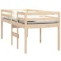 Hochbett aus massivem Kiefernholz 80x200 cm von vidaXL, Betten und Lattenroste - Ref: Foro24-821609, Preis: 134,02 €, Rabatt: %