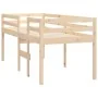 Solid pine wood loft bed 80x200 cm by vidaXL, Beds and slatted bases - Ref: Foro24-821609, Price: 134,02 €, Discount: %