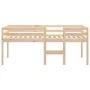 Solid pine wood loft bed 80x200 cm by vidaXL, Beds and slatted bases - Ref: Foro24-821609, Price: 134,02 €, Discount: %