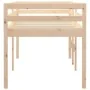 Hochbett aus massivem Kiefernholz 80x200 cm von vidaXL, Betten und Lattenroste - Ref: Foro24-821609, Preis: 134,02 €, Rabatt: %