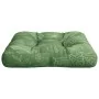 Cushion for pallets fabric leaf print 60x60x12 cm by vidaXL, Cushions for chairs and sofas - Ref: Foro24-360466, Price: 26,21...