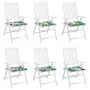 Garden chair cushions 6 pcs multicolored fabric 40x40x3 cm by vidaXL, Cushions for chairs and sofas - Ref: Foro24-361019, Pri...