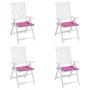 Cojines para silla de jardín 4 uds tela rosa 50x50x3 cm de vidaXL, Cojines para sillas y sofás - Ref: Foro24-361093, Precio: ...