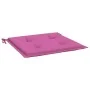 Cojines para silla de jardín 4 uds tela rosa 50x50x3 cm de vidaXL, Cojines para sillas y sofás - Ref: Foro24-361093, Precio: ...