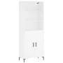Aparador alto madera contrachapada blanco 69,5x34x180 cm de vidaXL, Aparadores - Ref: Foro24-3189253, Precio: 127,93 €, Descu...