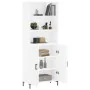 Hohes weißes Sperrholz-Sideboard 69,5 x 34 x 180 cm von vidaXL, Sideboards - Ref: Foro24-3189253, Preis: 128,18 €, Rabatt: %