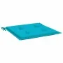 Cojines para silla de jardín 2 uds tela turquesa 40x40x3 cm de vidaXL, Cojines para sillas y sofás - Ref: Foro24-361029, Prec...