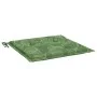 Cojines de silla 6 uds tela estampado de hojas 50x50x3 cm by vidaXL, Cushions for chairs and sofas - Ref: Foro24-361091, Pric...