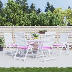 Gartenstuhlkissen 6 Stk. rosa Stoff 40x40x3 cm von vidaXL, Kissen für Stühle und Sofas - Ref: Foro24-361028, Preis: 53,57 €, ...