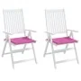 Cojines para silla de jardín 2 uds tela rosa 50x50x3 cm de vidaXL, Cojines para sillas y sofás - Ref: Foro24-361092, Precio: ...