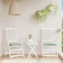 Chair cushions 2 pcs leaf print fabric 40x40x3 cm by vidaXL, Cushions for chairs and sofas - Ref: Foro24-361023, Price: 23,84...