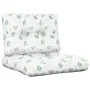 Cojines para palets 2 unidades tela estampado de hojas by vidaXL, Cushions for chairs and sofas - Ref: Foro24-360685, Price: ...