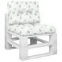Cojines para palets 2 unidades tela estampado de hojas by vidaXL, Cushions for chairs and sofas - Ref: Foro24-360685, Price: ...