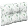 Cojines para palets 2 unidades tela estampado de hojas by vidaXL, Cushions for chairs and sofas - Ref: Foro24-360685, Price: ...