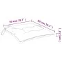Cojines de silla de jardín 2 uds tela Oxford rosa 50x50x7 cm de vidaXL, Cojines para sillas y sofás - Ref: Foro24-361558, Pre...