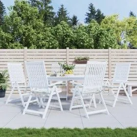 Stuhlkissen 6 Stück Stoff Blattdruck 50x50x3 cm von vidaXL, Kissen für Stühle und Sofas - Ref: Foro24-361088, Preis: 33,02 €,...