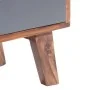 Gray Sheesham solid wood TV cabinet 140x30x35 cm by vidaXL, TV Furniture - Ref: Foro24-286369, Price: 179,52 €, Discount: %