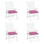 Stuhlkissen 4 Einheiten rosa Stoff 40x40x7 cm von vidaXL, Kissen für Stühle und Sofas - Ref: Foro24-361502, Preis: 38,93 €, R...