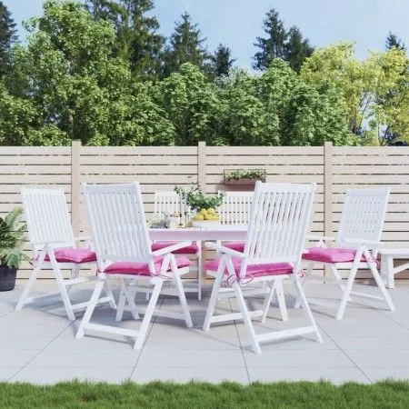 Stuhlkissen 6 Stück Rosa Oxford-Stoff 50x50x7 cm von vidaXL, Kissen für Stühle und Sofas - Ref: Foro24-361560, Preis: 47,80 €...