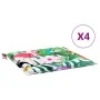Garden chair cushions 4 pcs multicolor fabric 50x50x3 cm by vidaXL, Cushions for chairs and sofas - Ref: Foro24-361084, Price...