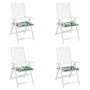 Garden chair cushions 4 pcs multicolor fabric 50x50x3 cm by vidaXL, Cushions for chairs and sofas - Ref: Foro24-361084, Price...