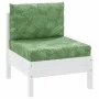 Palettenkissen 2 Stück Oxford-Stoff mit Blattdruck von vidaXL, Kissen für Stühle und Sofas - Ref: Foro24-361770, Preis: 42,37...
