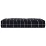 Cojín para palés tela Oxford a cuadros negro 60x60x8 cm by vidaXL, Cushions for chairs and sofas - Ref: Foro24-361805, Price:...