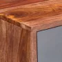 Massives graues Holz-Sideboard 120x30x55 cm von vidaXL, Sideboards - Ref: Foro24-286371, Preis: 257,68 €, Rabatt: %