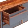 Massives graues Holz-Sideboard 120x30x55 cm von vidaXL, Sideboards - Ref: Foro24-286371, Preis: 257,68 €, Rabatt: %
