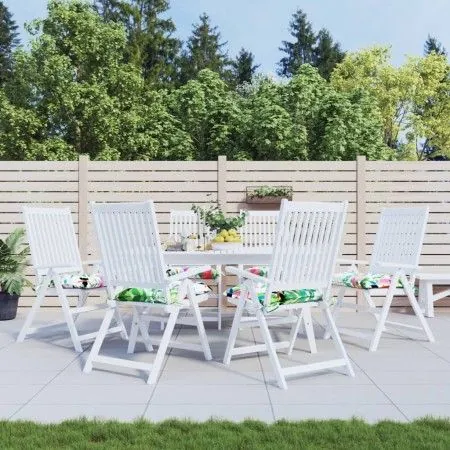 Sitzkissen 6 Stück Oxford-Stoff in Multicolor 50x50x7 cm von vidaXL, Kissen für Stühle und Sofas - Ref: Foro24-361551, Preis:...