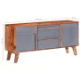 Massives graues Holz-Sideboard 120x30x55 cm von vidaXL, Sideboards - Ref: Foro24-286371, Preis: 257,68 €, Rabatt: %