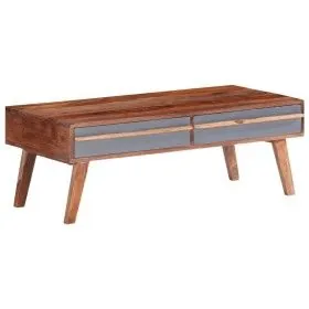Grauer Couchtisch aus massivem Palisanderholz, 110 x 50 x 40 cm von vidaXL, Couchtisch - Ref: Foro24-286372, Preis: 141,49 €,...