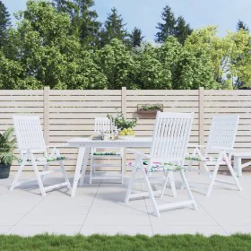 Cojines para silla de jardín 4 uds tela multicolor 40x40x3 cm von vidaXL, Kissen für Stühle und Sofas - Ref: Foro24-361018, P...