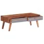 Grauer Couchtisch aus massivem Palisanderholz, 110 x 50 x 40 cm von vidaXL, Couchtisch - Ref: Foro24-286372, Preis: 141,21 €,...